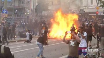 Protesters burn cars, throw petrol bombs as world leaders meet for G20
