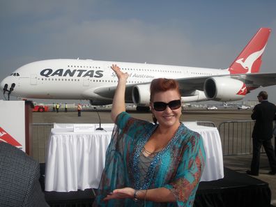 Shelly Horton on Qantas A380