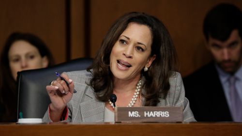 Mr Trump's threat to withhold Federal Emergency Management Agency funds from recent wildfire survivors drew a swift rebuke from California Senator Kamala Harris.
