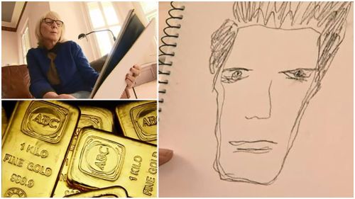Woman who had 1.5kg gold bullion stolen from Ballarat home sketches culprit