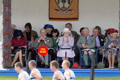 Taking the prize for the royal family's oldest nude scandal, the Queen's 91-year-old husband accidentally flashed the crowd at the Highland Games in Scotland when he wore his kilt in the <i>truly</i> traditional fashion.