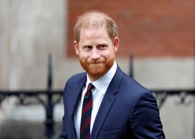 Prince Harry, Duke of Sussex, leaves court after day 3 of a case against Associated Newspapers Ltd on January 21, 2026.