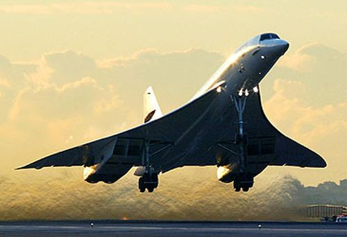 Concorde was banned from flying over the US. (AFP)