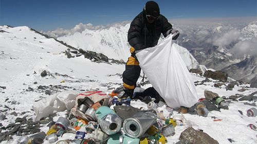 Mountaineers call on government to crack down on Mt Everest's human waste problem