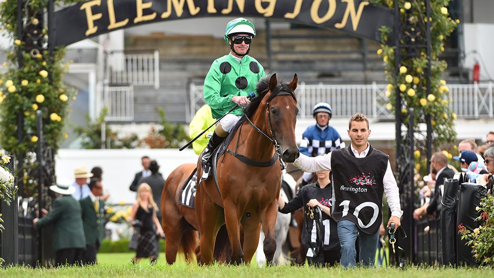 Luke Nolen, who rode Black Caviar to 22 of her 25 wins, was not disappointed by Oscietra. (Getty)