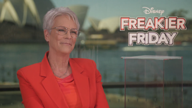 Jamie Lee Curtis during the Freakier Friday press junket
