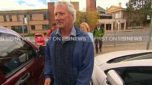 Bill Spedding and wife Margaret appeared in Campbelltown Local Court today. (9NEWS)