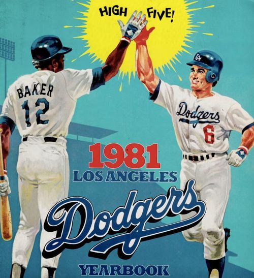 By the early 1980s the high-five was already part of the Dodgers' lore.
