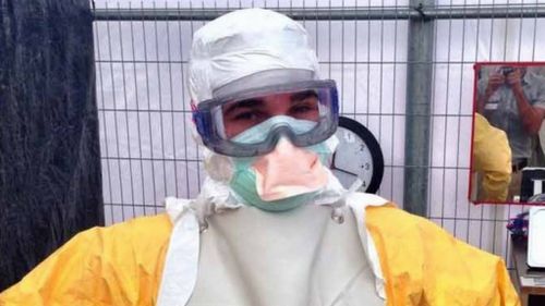 A photo of suspected Ebola patient Dr Craig Spencer in west Africa, from his Facebook page.