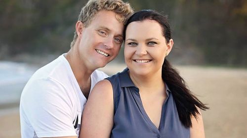 Andy Forbes with his wife Sam. (Supplied)