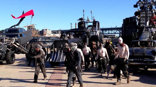 Dystopian bandits descend on Sydney Harbour for Mad Max 4