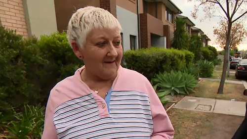 Grandmother Helena Guselev had to wait for an ambulance that couldn't get through the narrow street.