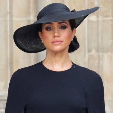 Meghan, Duchess of Sussex during the state funeral for Queen Elizabeth.
