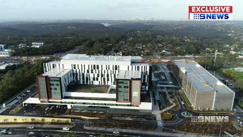 The world-class hospital will open on October 30. Picture: 9NEWS