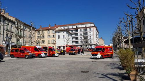 Knifeman kills two people in random attack which took place in a commercial street in Romans-sur-Isere