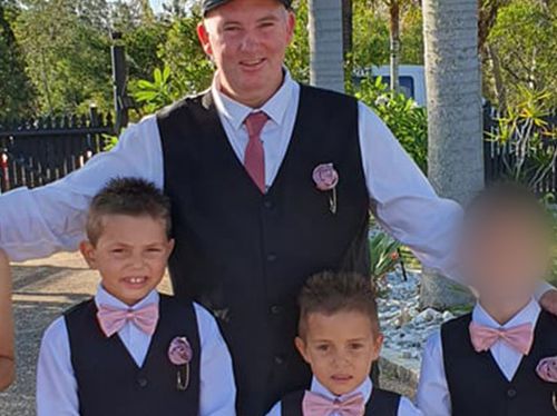 Joseph Shorey and his sons Shane and Sheldon, who were killed in an alleged hit-and-run.