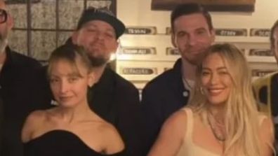 Hilary Duff a retrouvé son ex-petit ami Joel Madden pour un dîner à Los Angeles.