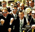 Australia&#x27;s cricket team a force in 2003 when it won the ODI World Cup, and the players celebrated accordingly.
