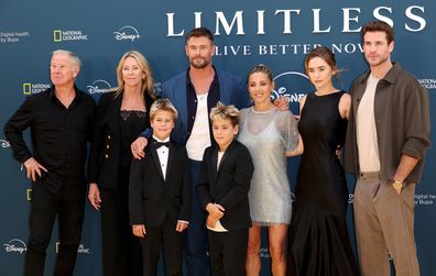 Craig Hemsworth, Leonie Hemsworth, Tristan Hemsworth, Chris Hemsworth, Sasha Hemsworth, Elsa Pataky, Gabriella Brooks and Liam Hemsworth