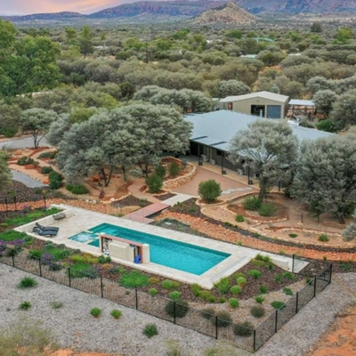 In the backyard of this million-dollar Alice Springs home for sale is the best pool in Australia