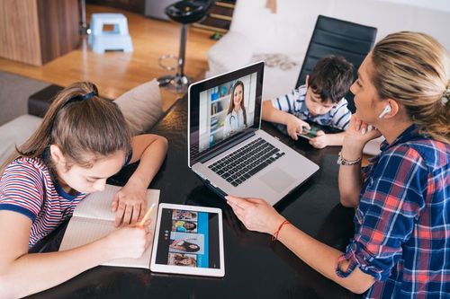 Parents are being warned to watch out for signs of distress in locked-down children. 