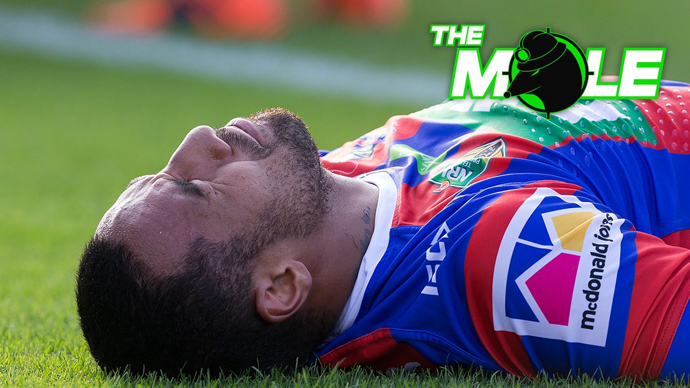 Newcastle Knights centre Tautau Moga to undergo two knee reconstructions