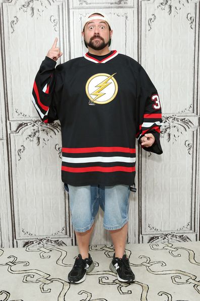 Kevin Smith at AOL HQ on August 25, 2016 in New York City.