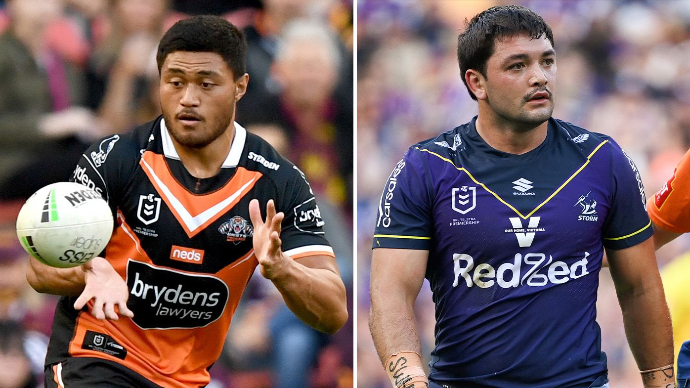Wests Tigers reject bold Storm bid to trade under-fire superstar Brandon Smith with young gun: Report