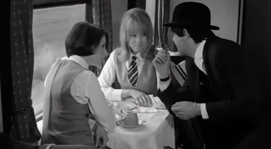 Pattie Boyd appeared as a school girl on the Beatles' first feature film, A Hard Day's Night.