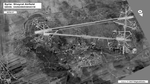 al-Shayrat Airfield, Syria. (Digital Globe)