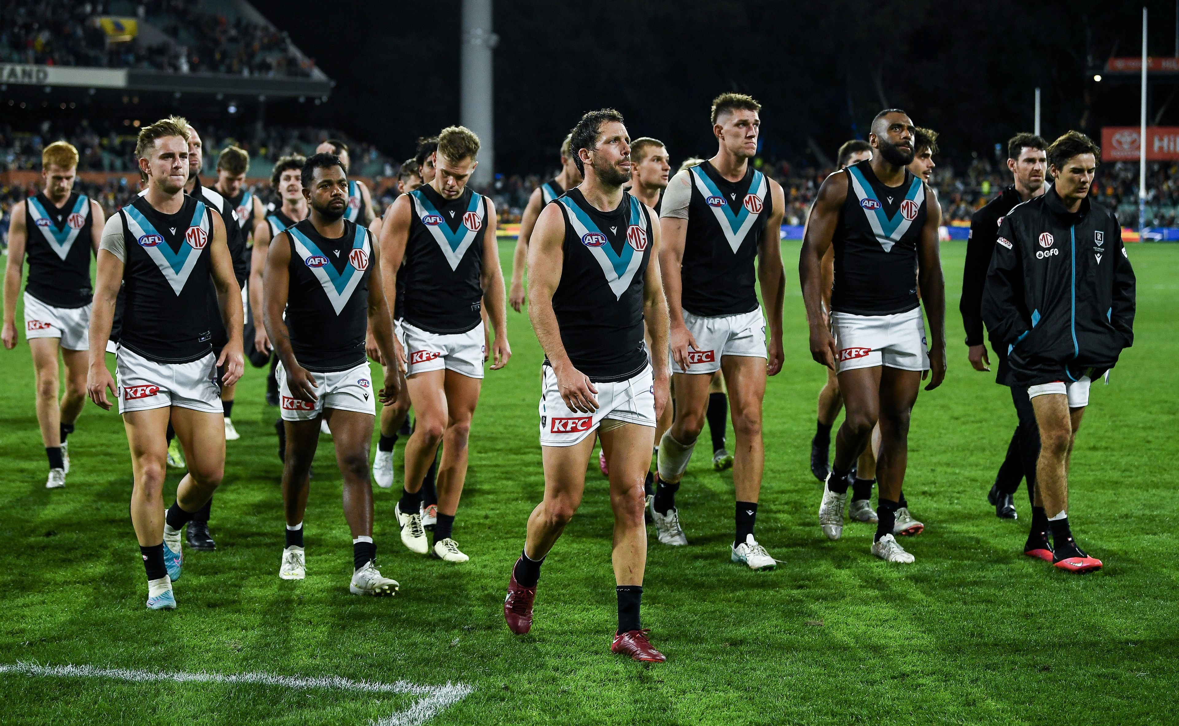Port Adelaide's injury crisis deepens as Crows claim Showdown 55