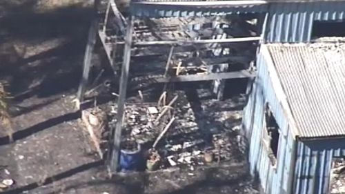 The Churchable property was destroyed by the fire. (9NEWS)