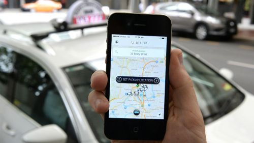 Uber has been legalised in Victoria. (AAP)