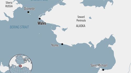 Wales is in a far-west isolated part of Alaska.