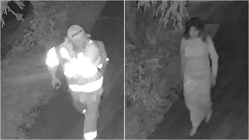 Detectives have released video of a man and woman they want to speak to about the alleged indecent assault of a girl in Sydney's west last month.