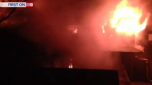 The Kogarah Bay home was destroyed by fire. (9NEWS)