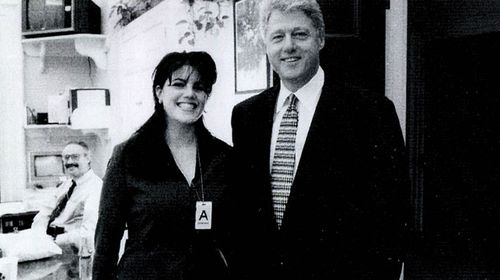 Clinton to Monica Lewinsky. (Getty)