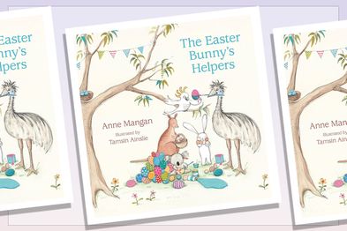 9PR: The Easter Bunny's Helpers, by Anne Mangan book cover