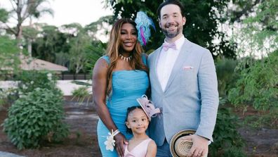 Serena Williams gets all glammed up to attend niece's wedding with husband Alexis Ohanian and daughter Olympia 