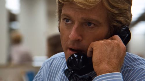 The most intense scene in All The President's Men was a single, slow close-up.