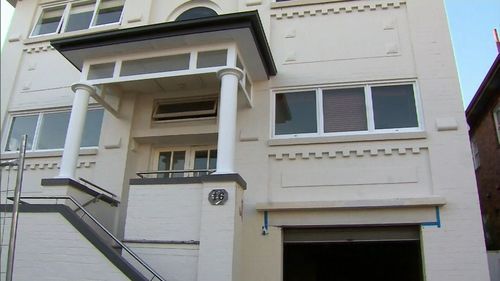 Human bones have been discovered by builders renovating a North Bondi home. Picture: 9NEWS