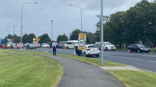 Police operation in Coffs Harbour after a man was shot in the shoulder.