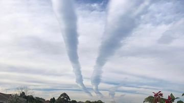 A unique weather phenomenon stretched for hundreds of kilometres across the New South Wales coast today.The long and rolling line of cloud was spotted by residents from Blacktown to Parramatta﻿ and covered the entire city by mid-afternoon.