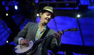 Tristan Goodall performs at the East Coast Blues Festival Byron Bay for The Audreys in 2008