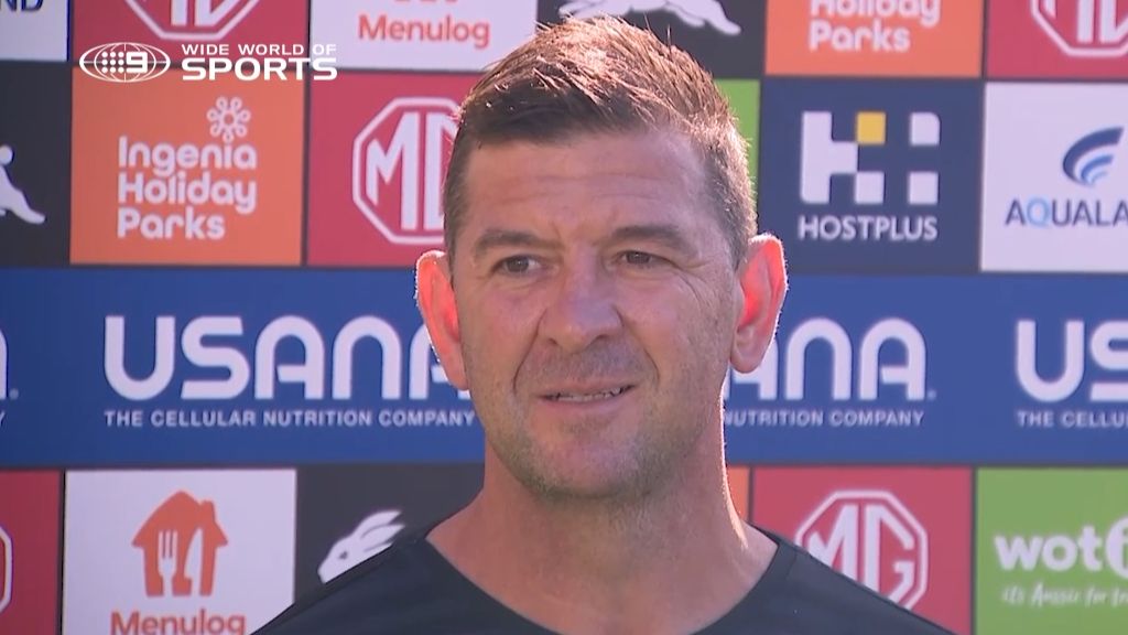 Jason Demetriou walks out on bizarre press conference after 30 seconds as axe hangs over his future