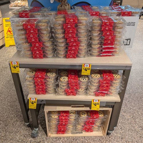 Christmas-themed baked goods are already on Coles supermarket shelves across the country. 