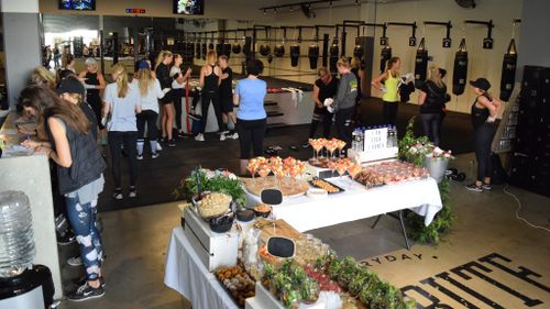 The "I AM" book launch was held at Tribute Boxing and Fitness gym in Abbotsford, Melbourne. (Supplied via Jacqueline Kennedy)