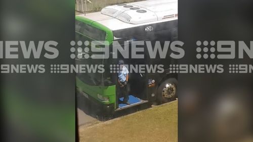 The Surfside bus was bound for Tweed Heads when it pulled over. (9NEWS)