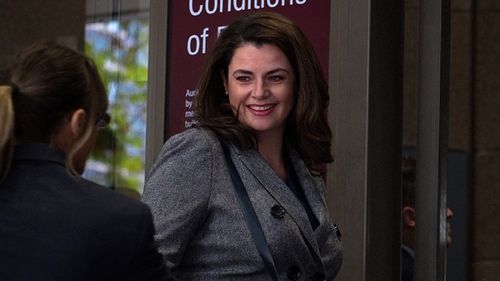 ABC journalist Louise Milligan arrives to the Magistrates Court in Melbourne on March 27, 2018. (AAP)