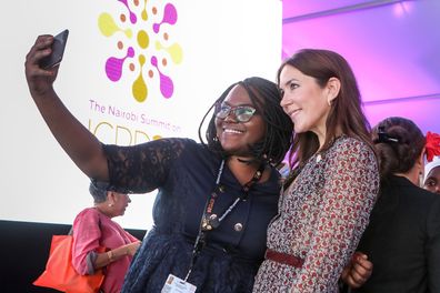 Princess Mary poses for selfies in Kenya during UN population summit